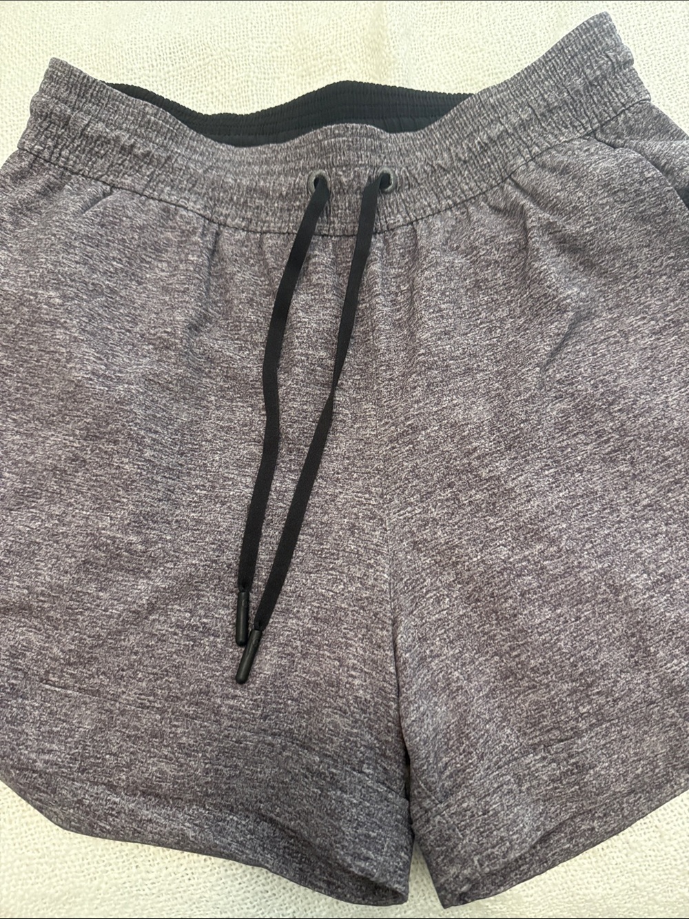 Lululemon Heather Gray Drawstring Shorts | Size 4